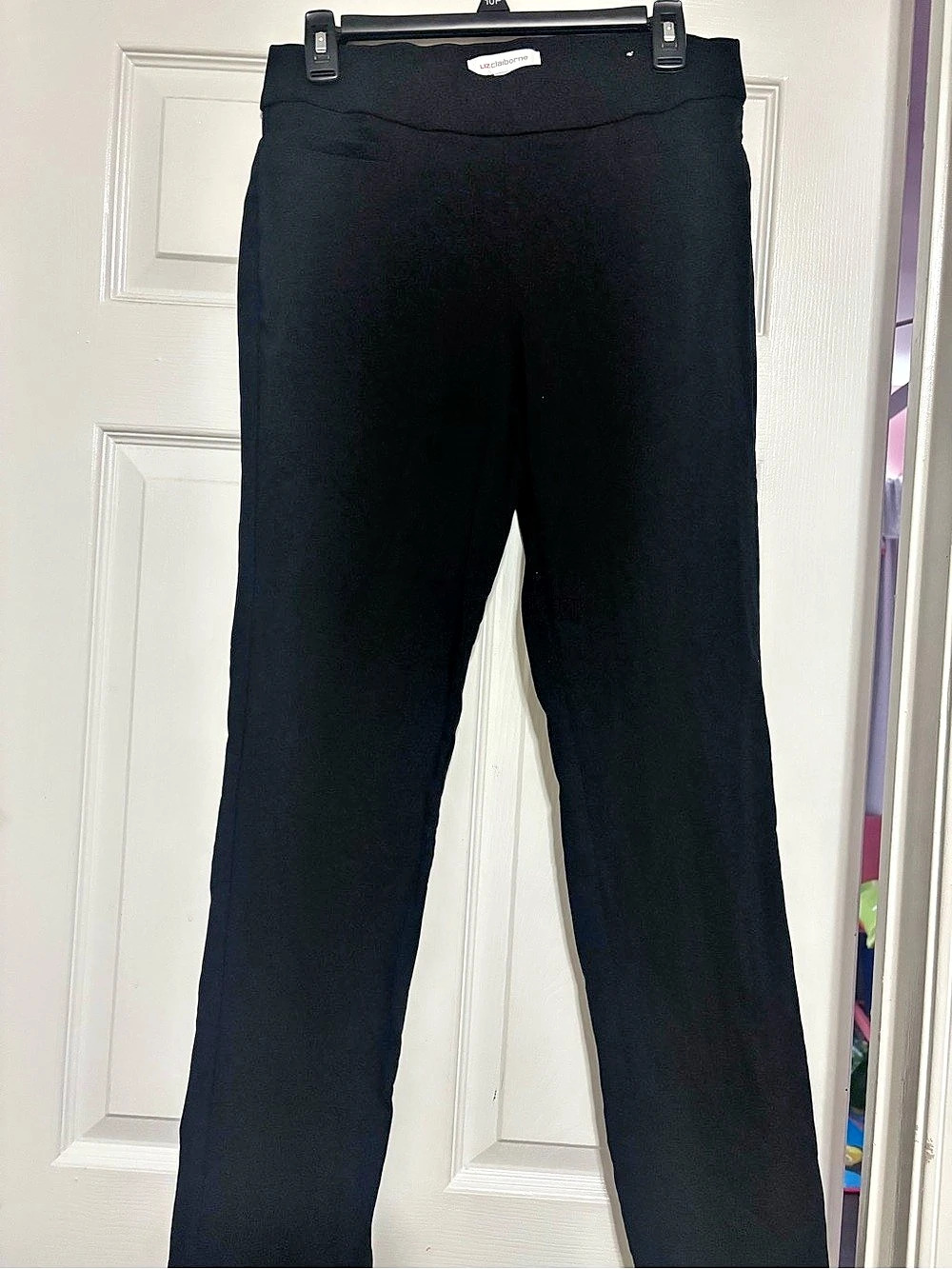 Liz Claiborne Lisa Pull-On Straight Leg Pants Women's Size 4